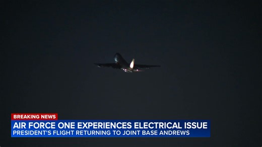 Latest updates ➡️ https://bit.ly/4jLGFA0 President Donald Trump’s plane, Air Force One, returned to Joint Base Andrews about an hour after departing for Switzerland on Tuesday evening. White House press secretary Karoline Leavitt said the decision to return was made after takeoff when the crew aboard Air Force One identified “a minor electrical issue” and, out of an abundance of caution, decided to turn around. | ABC7NY