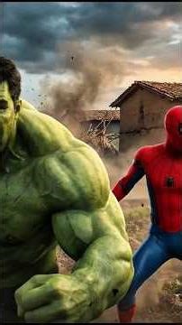 Village Alien Attack Story | Hulk Aur Spider Ki Emotional Fight”#hulk #emotionalstory