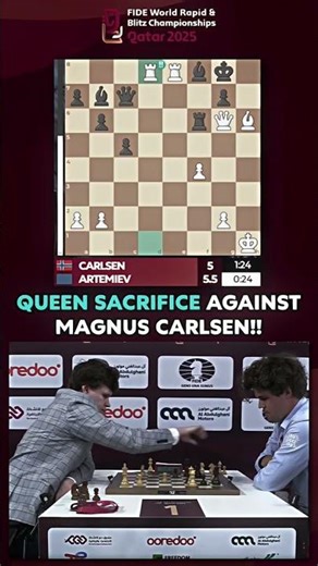 Artemiev Sacs his Queen Against MAGNUS!