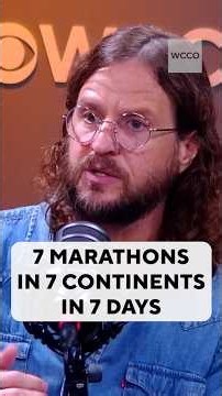 He ran 2 marathons in a 24-hour span #shorts