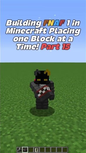 Building FNAF 1 in Minecraft Placing one Block at a Time! | Part 15🔥