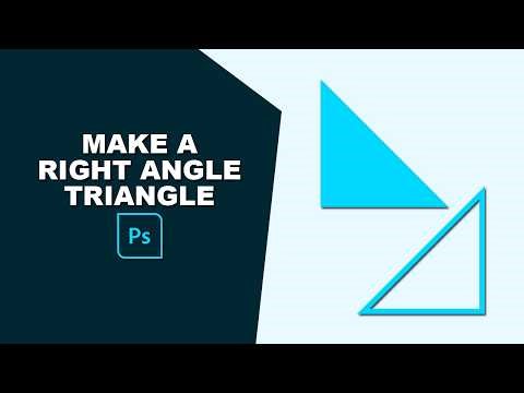 How to Make a Right Angle Triangle in Photoshop (Easy Step-by-Step)
