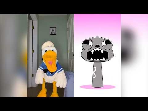 Donald Ducc REACTS To SPRUNKI TikToks! 137 (DO NOT BE SCARED CHALLENGE)