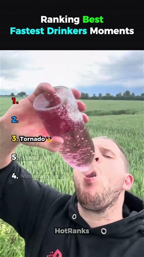Ranking Best Fastest Drinker Moments