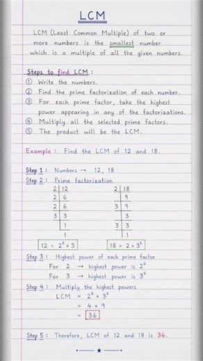 LCM finds smallest common multiple, making calculations simple and accurate