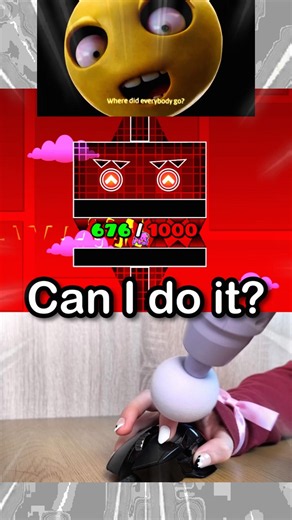 Can I Beat The BIGGEST Verity Monster In All Geometry Dash? 🤔 #shorts #geometrydash #challenge