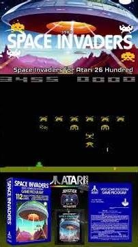 RetroPlay 1980: #SpaceInvaders #Atari2600 #retrogaming #shorts #video ‪@atari‬ #subscribe