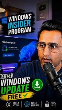 Windows Insider Program✅Free Windows Version Update 25H2 | PC Configuration🖥️#pcgaming #gamer #pc