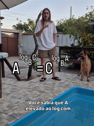 VOCÊ APRENDEU ISSO???? Nas aulas de log, normalmente essa propriedade não é ensinada... Muitos profs nem sequer a conhece, mas, já caiu até no ITA! Pegou a visão? Agora você já sabe! #matematica #logaritmo #estudos #concurso #livro