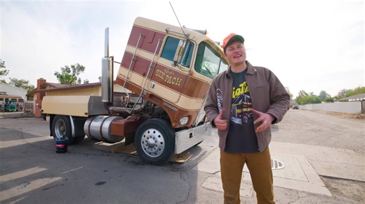 We drove our rebuilt semi truck on its first real job