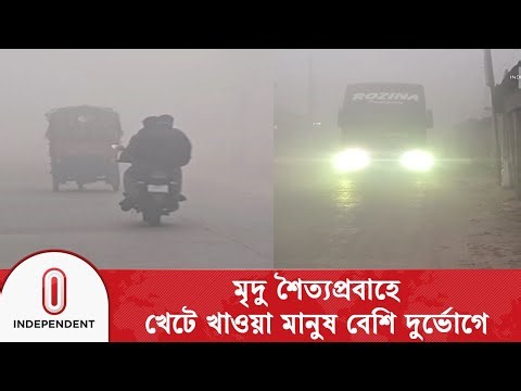 দেশের ১৭ জেলায় মৃদু শৈত্যপ্রবাহ, শীতের তীব্রতা বেড়েছে | Independent TV