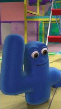 Mission Tips: 4 Shows Off His Long Jump! | #Numberjacks #Shorts #kidsvideos #learnmaths