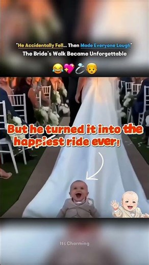 He Accidentally Fell… Then Made Everyone Laugh 😂❤️ — The Bride’s Walk Became Unforgettable