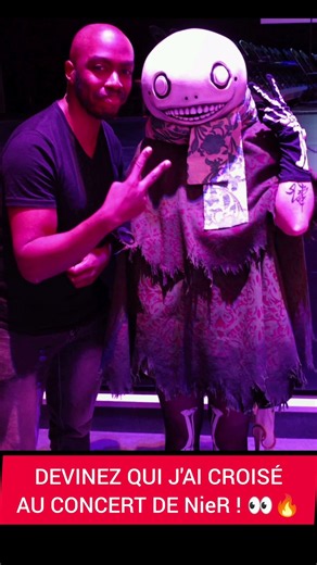 J'AI CROISÉ EMIL AU CONCERT DE NieR ! 😱🔥 #NieRAutomata #Shorts