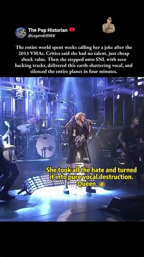 When Miley silenced all the haters in 4 minutes flat. #Shorts #MileyCyrus #wreckingball