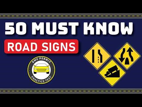 Must Know DMV Road Signs - DMV Written Test 2026 | DMV Practice Test