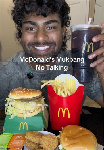 McDonald’s Mukbang! 🍔🍟 #mcdonalds #mukbang #asmr #mukbangasmr #notalkingasmr