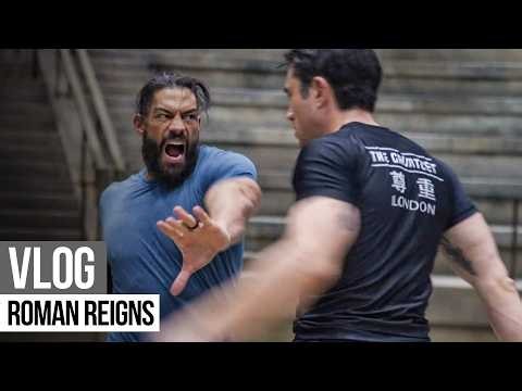 Behind the scenes of Roman Reigns’ “Street Fighter” stunt training: WWE Vlog