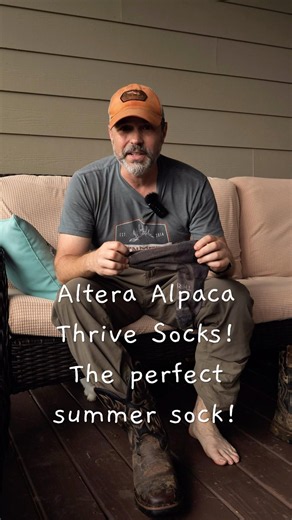 Altera Alpaca Thrive Socks | My Choice For Hot Summer Work #alpacasocks #gearreview #socks
