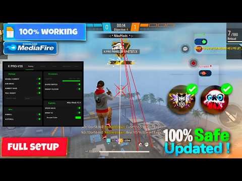 OB52 Free Fire lua script Non Root Panel GG Script FF Mod Menu Free Fire Headshot File Panel FF Hack