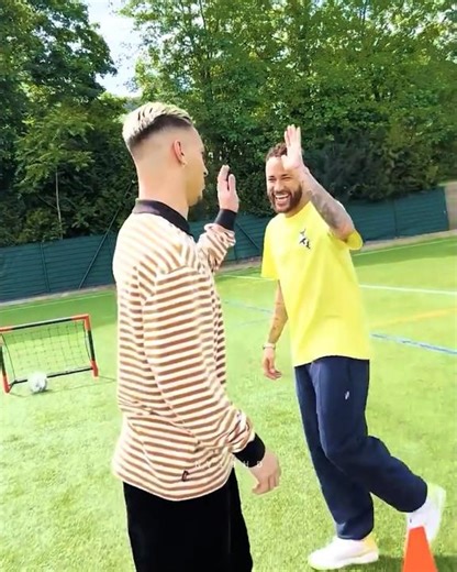 When Players Challenge Neymar✨🔥