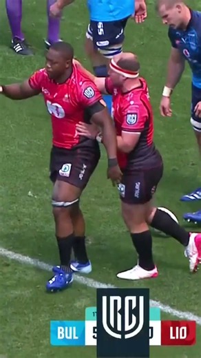 Lions LEVEL the Score with Siba Qoma CRASHING Over the Try Line vs Bulls | Round 3 URC