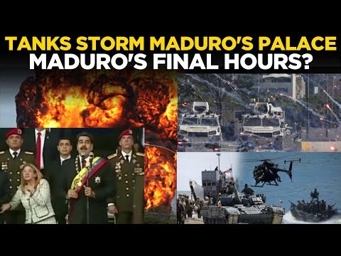 VENEZUELA CRISIS LIVE | Tanks Reach Maduro’s Presidential Palace As Caracas Sees Explosions