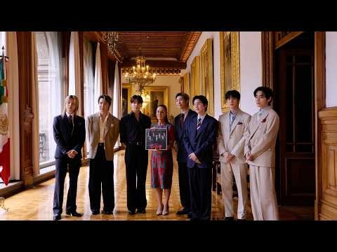 BTS Visits Mexico's National Palace