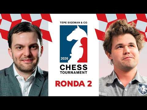 CARLSEN vs GRANDELIUS, ABDUSATTOROV vs WOODWARD...SIGUE LA ACCIÓN en la Ronda 2