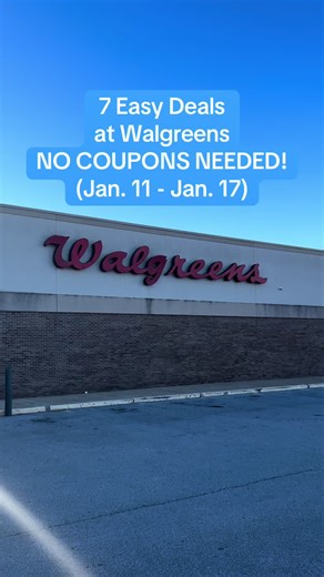 7 easy, no coupon deals at Walgreens this week! (Jan. 11 - Jan. 17) #walgreenscouponing #save #savemoney #deals #couponing