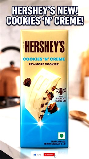 $0.1 Hershey's New Cookies 'N' Creme?! 🍫 The Ultimate Sweet Secret?🇺🇲