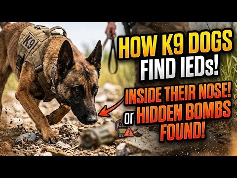 How K9 Dogs Find the IEDs? | How Dogs Detect Bombs? | military dog training for explosives | #K9