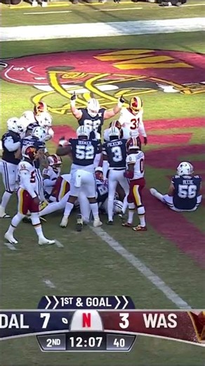 33 takes it in for 6 🎁 | 📺: #DALvsWAS on Netflix #DallasCowboys #JavonteWilliams #NFL #shorts