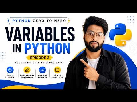 Variables in Python for Beginners | Episode 3