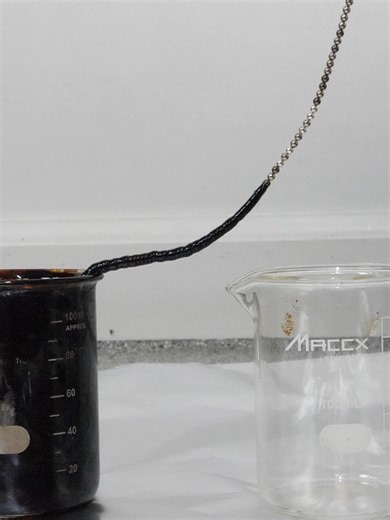 Perpetual Ferrofluid Fountain Experiment