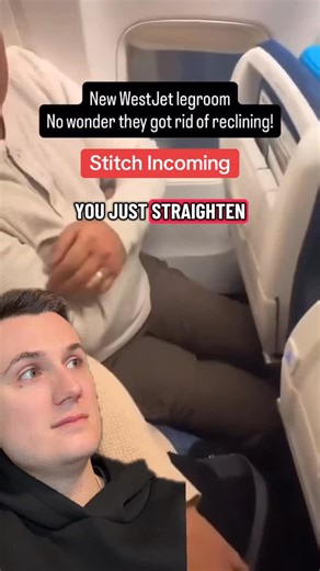 The Canadian Jetsetter on Instagram: "Original video by @amanda_rae.13 - It’s good to know WestJet has paused implementation of this new seating arrangement and it’s only on about 20 of their aircraft (for now). It will be interesting to see if more non-reclining seats get rolled out. #westjet #canada #travel #greenscreenvideo #greenscreen"