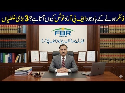 Filer Hone Ke Bawajood FBR Notice Kyun Aata Hai? 3 Bari Ghaltiyan | #FBRNotice #TaxFiler #Pakistan