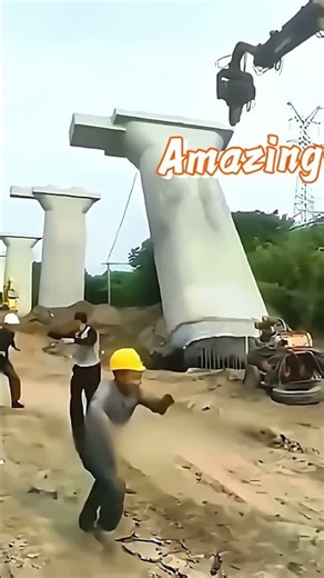 Demolishing reinforced concrete bridge piers process