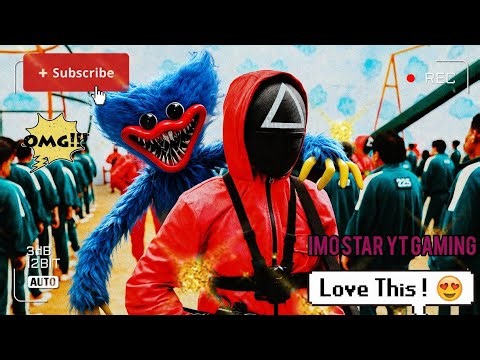 Q-78 SQUID GAME THE HUGGY WUGGY POPYPLAYTIME DO NOT MOVE 🚷 LIVE 🛑| GAMEPLAY #livestream @imostaryt