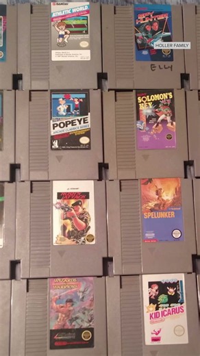 Nintendo Entertainment System games collection stolen
