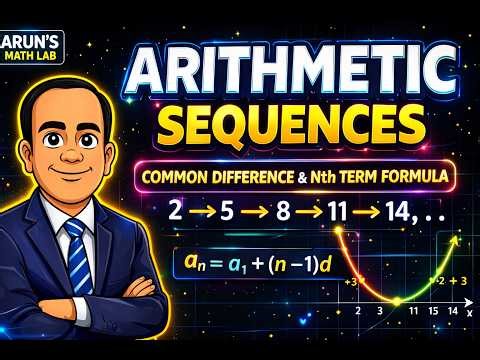 Arithmetic Sequences | Common Difference & nth Term Formula | Pre-Calculus Mastery Program