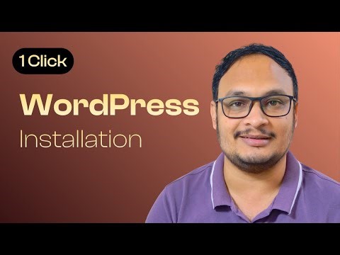 1 Click WordPress Installation in DirectAdmin