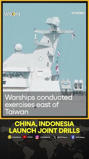 China-Taiwan Tensions: China And Indonesia Hold Joint Naval Drills In Waters East Of Taiwan | Short