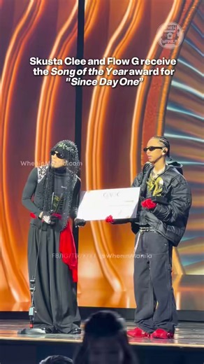 Skusta Clee and Flow G win song of the year at the Filipino Music Awards