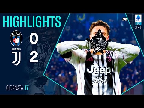 Pisa vs Juventus 0-2 Highlights Golas | Serie A 2025 | juventus pisa