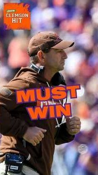 Clemson vs. Virginia Tech Is A MUST WIN For The Tigers If Clemson Wants To Stay Respected