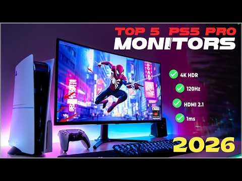 Top 5 Best PS5/PS5 Pro Monitors [2026]
