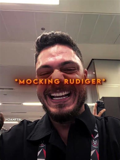 Never Make Fun Of Rudiger..😂😂