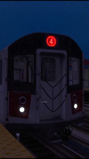 R-142A (4) Train departing 183rd Street #openbve #nycsubway #fyp