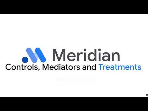 Google Meridian | Controls, Mediators and Treatments